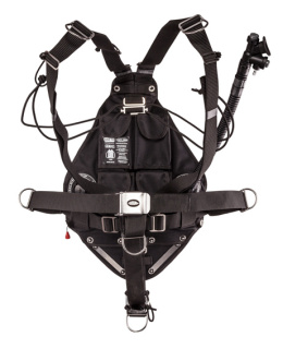 Zestaw Tecline SIDE MOUNT BCD SIDE 16 AVENGER MAYA, CZARNY